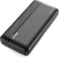 Luvego 20000 mAh Powerbank - USB, USB-C ánd Micro-USB Anschluss mit Schnellladung - Powerbank für iPhone und Samsung - Quick Charge (QC 3.0) & Power Delivery (PD) - Externe Akku-Powerbank für unterwegs