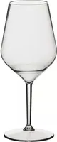 Pohár na víno plastový 470 ml, transparentný