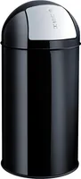 Kosz na śmieci Ø360xH745mm 50l czarny HELIT