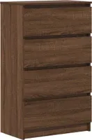 vidaXL Príborník hnedý dubový vzhľad 60x35x98,5 cm odvodený výrobok z dreva