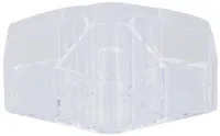 Kosmetik-Organizer DELUXA ø 23 cm, transparent