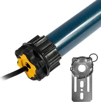 Somfy Oximo 50 RTS 6/17 Funk Rollladenmotor inkl. SW60 Adapter Flansch-Antriebslager (9703948)