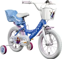 Disney Frozen 3 14-calowy rower dziecięcy rower dziewczęcy rower od 3,5 roku koła treningowe roweru dla maluchów błotnik