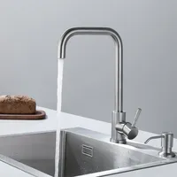 Küchenarmatur 4-Zoll-Küchenarmatur zum Herunterziehen mit automatischem  gefiltertem Wasserhahn für Trinkwasser 360 ° drehbarer Wasserhahn, keine