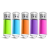 5x 64GB USB 2.0 Stick Flash USB Drive Kompakt USB Flashdrive Speicherstick Memorystick Farbe: Mehrfarbig