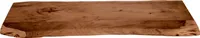 SAM® Tischplatte Baumkante Akazie Nuss 120 x 40 cm CURTIS