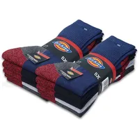 10 Paar Dickies® CUSHIONED CREW Work Socks Herren Arbeitssocken Business Socken Strümpfe in Farbmix und Größe 39-42