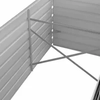 vidaXL Garten-Hochbeet Anthrazit 240 x 80 x 45 cm Verzinkter Stahl