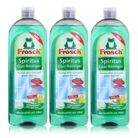 Frosch Spiritus Glas-Reiniger 750ml für Glas und glatte Flächen (3er Pack)