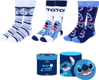 3er - Pack Socken Disney Stitch Geschenkset Gr. 36-43