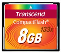 Transcend - Paměťová karta Flash - 8 GB - 133x - CompactFlash