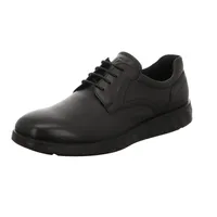 Ecco męskie sznurowane buty sportowe gumowa podeszwa czarny