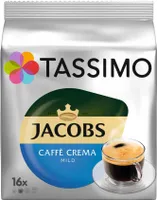 Tassimo Jacobs Caffè Crema mild | 16 T Discs, Kaffeekapseln