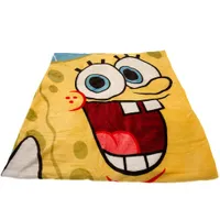 SpongeBob SquarePants - Decke, Fleece TA11497 (170 cm x 130 cm) (Blau/Gelb)