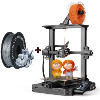 3D tlačiareň Creality Ender 3 S1 Pro , veľkosť tlače CR Touch s automatickým vyrovnávaním 220 × 220 × 270 mm + 1 kg PLA vlákna , strieborná