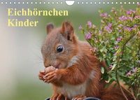 Eichhörnchen Kinder (Wandkalender 2022 DIN A4 quer)
