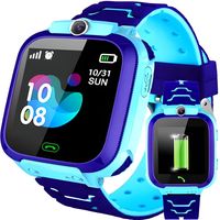Chytré hodinky Dětské chytré hodinky Náramkové hodinky se sledováním pro děti Dívky Chlapci od 3 let Dotykový displej Sportovní fitness náramek Dárek Volání Android iOS Modrá Retoo