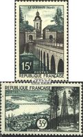 Briefmarken Frankreich 1957 Mi 1145-1146 postfrisch Landschaften
