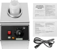 650ml Elektrická ohřívací stanice potravinářské omáčky Čerpadlo z nerezové oceli Čokoládová omáčka Čokoládový ohřívač hořčice Dávkovač 1 lahve
