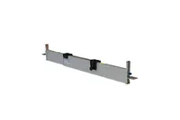 Rabo Stufenlos Verstellbare Abziehschiene (Außen) 0,80-1,40m mit 2 Verstellbaren Höhenanschlägen - C-Schiene, Stufenlos Verstellbar 0-11cm