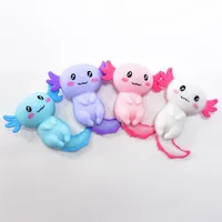 Stlačte Axolotl antistresové zviera ručný lichotník 8 x 4 x 10 cm