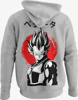 Pánska bunda s kapucňou Vegeta Saiyajin Goku Dragon Street Anime Manga Hoodie