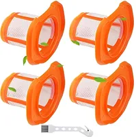4 Stück Filter für Black+Decker BHHV320B BHHV320J BHHV520BF BHHV520BFP BHHV520BT BHHV520JF Akku Handstaubsauger Filter Ersatzfilter Staubsaugerfilter Ersatzteile Zubehör