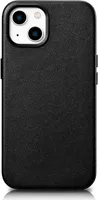 Icarer Case Ledertasche mit Magsafe für Iphone 14 Schwarz