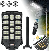 UISEBRT Solarleuchte Solarbetriebene Straßenlaterne für Außenbereiche, mit Fernbedienung - 500W Superhelle LED für Garten, Terrasse und Auffahrt