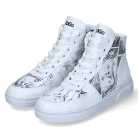 Dogo High Sneaker TWEETY SKETCH Damen Kunstleder Weiß