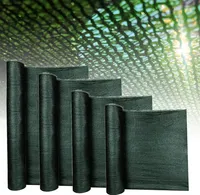 UISEBRT 1,8x10 m Zaunblende Schattiernetz Tennisblende HDPE 150g/m² Zaun Sichtschutz Windschutz Sonnenschutz Kabelbinder Balkon Dunkelgrün