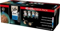 SHEBA Sauce Collection Gemischte Fischgeschmacksrichtungen in Sauce - Katzennassfutter - 40x85g