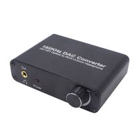 DAC Digital Analog Audio Converter Adapter Optical Coaxial Toslink RCA 192kHz