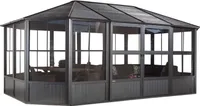 Sojag pawilon Charleston 12x18 antracyt 384 x 594 x 281 cm (dł. x szer. x wys.) aluminium