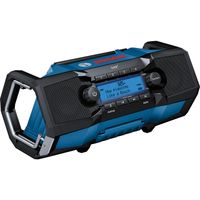 Bosch Professional GPB 18V-2 SC Akku-Radio, DAB+, Bluetooth, FM, AUX, Stereo Sound, inkl. Netzadapter
