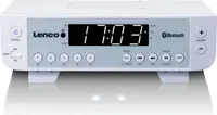 Lenco, radio kuchenne Bluetooth/FM z wyświetlaczem LCD model KCR-100, biały