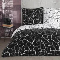 Bettwäsche Bettbezug 155x220 cm, Kopfkissenbezug 80x80 cm  2 teilig Deckenbezug  Set aus 100% Baumwolle Renforce mit Reissverschluss - Buymax®