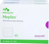 Mepilex 5x5 cm Schaumverband 10 St