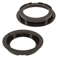 Lautsprecherringe Adapter Halterungen kompatibel mit Hyundai i10 III Tür vorne + hinten für 130mm DIN Lautsprecher