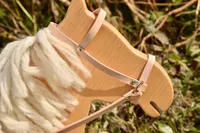 Halfter für kleine Reittiere, natur