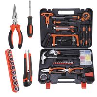 Werkzeugsets, Werkzeugkoffer, 82-tlg., Werkzeugset, Werkzeugkasten, Werkzeugkiste, robustes Tool-Set
