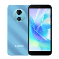 DOOGEE X97 PRO, NFC 4G Dual-SIM-Telefon Android 12, 6,0-Zoll-Smartphone mit HD-Bildschirm, 4200 mAh, superlange Akkulaufzeit, Telefon mit Gesichts-ID