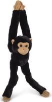 Plüschtier Affe Affen Gibbon Stofftier 54cm Kuscheltier Gibbons Hängeaffe dunkel 