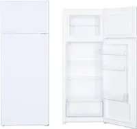PKM GK212 W Kühl-Gefrierkombination Kühlschrank 169l Nutzinhalt Kühlteil, 37l Nutzinhalt Gefrierteil, 54,5cm Breite, weiß