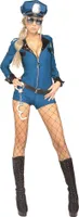 Rubies - "Miss Demeanor" Kostüm - Damen BN5757 (40 DE - 42 DE) (Marineblau/Schwarz)