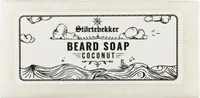 Störtebekker® Bartseife mit Kokos Duft - für die tägliche Bartpflege - Handgefertigte Seife für ergiebigen Schaum - Vegane Bartseife Herren - 80g