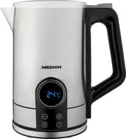Medion Edelstahl Wasserkocher MD 10215 mit digitaler Temperatureinstellung Medion Edelstahl Wasserkocher MD 10215 mit digitaler Temperatureinstellung