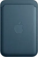 Apple iPhone Feingewebe Wallet mit Magsafe Pazifikblau iPhone 15  14  13  12