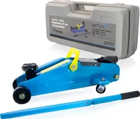 Bituxx Rangierwagenheber 2T Blau mit Transportkoffer MS-15831