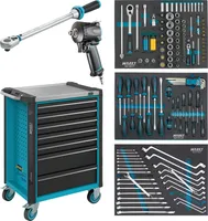 Wózek 179NX-7/137 W785xD518xH1020mm 450kg 7 szuflad 137 szt. blachy stalowej HAZET